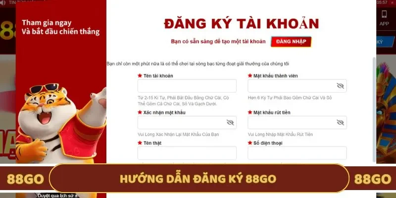 5 bước mở tài khoản chuẩn quy trình tại cổng game