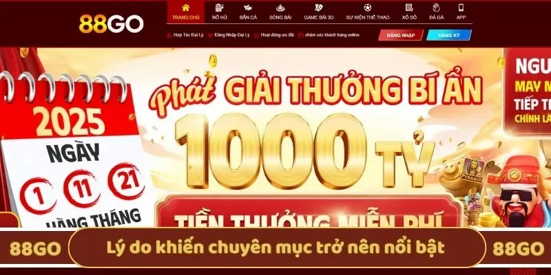 Lý do khiến chuyên mục trở nên nổi bật